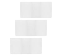 PRETYZOOM 3pcs Double Pipe Clamp Clips Plastic Connector for 0.75inch Tubes Broom and Dustpan Handle Fastening Buckle Household Cleaning Tool Accessory