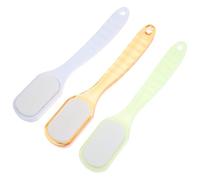 PRETYZOOM 3Pcs Double-Sided Foot Care Trimmer Ergonomic Pedicure Files for Dead Skin and Callus Removal Reusable Ceramic Pumice Stones for Smooth Heels at Home and Salon Use Random Color