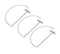 PRETYZOOM 3pcs Emergency Hammer for Alarm Switch and Button, Iron Glass Breaker Tool Built for Repeated Use, Reliable Fire Call Point Hammer for Commercial and Residential Buildings