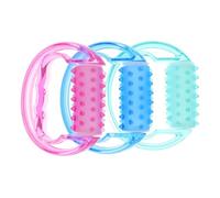 PRETYZOOM 3pcs Ergonomic Pp Neck and Body Massager Roller with Comfortable Grip for Cellulite Removal and Muscle Relaxation, Simple Operation for Legs, Waist, and Full Massage Random Color