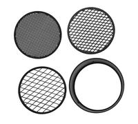 PRETYZOOM 3pcs Garden Soil Sieve with Fine Plastic Mesh Screens Three for Accurate Soil Sand Rock Separation for Gardening Science Experiments