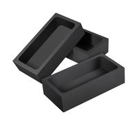 PRETYZOOM 3pcs Graphite Ingot Mold High Heat Stability Crucibles for Metal Melting Jewelry Smelting Furnace Accessories Suitable for Petroleum Industry