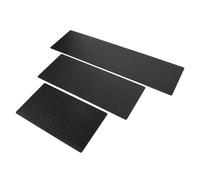 PRETYZOOM 3pcs Hair Coloring Boards Set Black Striped Hair Foiling Tools Paddle Plates for Salon and