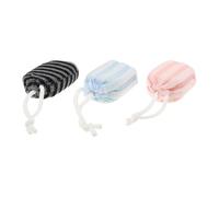 PRETYZOOM 3pcs Japanese Exfoliating Scrubbing Towel Body Scrubber with High-Density Mesh Polyester Sponge, Reusable Back Washer Bath Sponge for Sensitive Skin and Family Use
