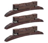 PRETYZOOM 3pcs Mandolin Bridge Rosewood Guitar Bridge Musical Parts Adjustable Mandolin Guitar Saddle Pegs Repair Acoustic Parts Replacement for Acoustic Bone Use