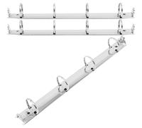 PRETYZOOM 3pcs Metal Loose Leaf Binder Mechanism Clips Paper Spine Inserts for Notebook Planner Iron Binding Replacement