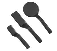 PRETYZOOM 3pcs Nylon Cooking Spatula Set with Non-Stick, Easy to Clean Features, Includes Muffin and Cookie Spatulas, for Baking and Cooking Tasks the Kitchen