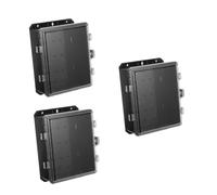 PRETYZOOM 3pcs Outdoor Junction Box with Transparent Cover Uv-resistant Electrical Enclosure for Electronics Circuits Weatherproof Panel for Garden Terrace and Industrial Use