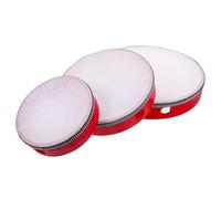 PRETYZOOM 3pcs Percussion Kit Tambourine Musical Instruments Set 6, 8, 10 Inch Handheld Tambourines for Boys and Girls and Adults Educational Drum Toy