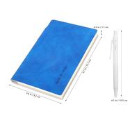 PRETYZOOM 3pcs Pocket Lined Notebook Pu Soft Cover Tiny Notebook