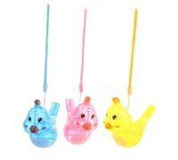 PRETYZOOM 3pcs Water Bird Whistles for Safe Plastic Musical Sound with Cute Animal Design Enhances Oral Muscle Exercise and Speech Development for Indoor Outdoor Play and Family Interaction