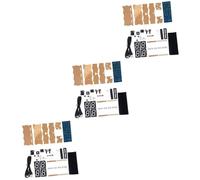 PRETYZOOM 3sets Scm Led Digital Clock Unassembled Diy Kit for Home Office Single Chip Microcomputer Alarm Clock