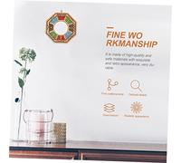 PRETYZOOM 4 pcs Household Tai Chi Bagua Mirror Feng Shui Ornament Painted Convex Hanging Decor for Home Blessing Protection and Evil Spirit Exorcism