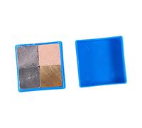PRETYZOOM 4 Pieces Density Blocks Set of Copper Iron Aluminum Wood for Teaching Density Concepts and Hobbies for Display and Collection with Storage Case
