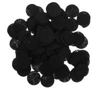 PRETYZOOM 400pcs Black 25mm Non-woven Fabric Diy Hair Accessories Set, Decorative Headdress Wafers for Crafting Headbands, Hairpins, and Hair Clips, Suitable for Girls and Children