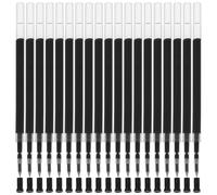 PRETYZOOM 40pcs Black Gel Pen Replacement Refills 0.5mm Fine Tip Plastic Ink Refills for Writing Pens Lightweight and Portable Office and School Supplies