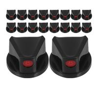 PRETYZOOM 40pcs Black Spray Can Nozzle Tips for Graffiti with Waterproof Paint Sprayer Caps, Aerosol Spray Paint Can Attachments for Street Art and Body Repair Tools