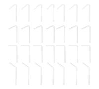PRETYZOOM 40pcs High Borosilicate Glass Elbow Tubes Angled Laboratory Glass Instrument for Chemistry Experiments with Excellent Heat Resistance and Smooth Inner Walls