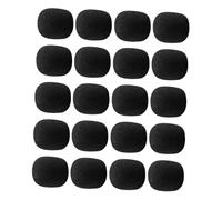 PRETYZOOM 40pcs Microphone Sponge Covers Lapel Mic Guards Sponge Mic Protectors Protective Covers for Vocal for Singing