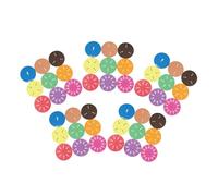 PRETYZOOM 45pcs Fraction Circles Manipulatives for Math Activities Teaching Resources Montessori Math Materials Visual-spatial Learning Tool for Classroom and Home Use