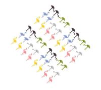 PRETYZOOM 48 pcs Silicone Wine Glass Markers with Flamingo Animal Design Reusable Drink Identifiers for Weddings Birthday Parties Tropical Decor and Wear-resistant Drink Charms