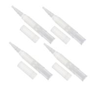 PRETYZOOM 4pcs 4ml Empty Nail Oil Pen with Brush Tip, Refillable Cuticle Oil Pen for Nail Care and Eyebrow Growth, Twisting Cosmetics Container for Salon and Personal Use