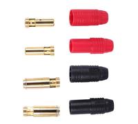 PRETYZOOM 4pcs As150 Connector Plug Lipo Battery Connector Rated Current 70a High Safety Performance Pa Copper Material for Drones Rc