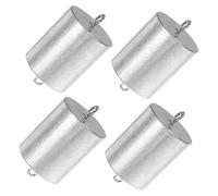 PRETYZOOM 4pcs Calibration Mass Set with Double Hooks Iron Precision Weights for Physics Chemistry Engineering Laboratory Experiments Standard Calibration Weight Kit for School and