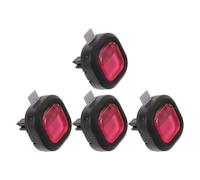 PRETYZOOM 4pcs Car Air Freshener Vent Clips in Pink with Honey Peach Scent, Plastic Material, Spillproof Design for Longterm Freshness, Car Accessories Interior Air Freshener for Vehicle Use
