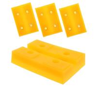 PRETYZOOM 4pcs Car Lift Pads Floor Jack Pads Automotive Rubber Blocks Square Round Designs High Load Capacity Slip Grip Protection for Garage and Repair Shop Lifts