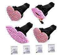 PRETYZOOM 4pcs Car Vent Aroma Clips Cute Outlet Freshener for Women Stylish Decorative present for Home and Travel Unique Enhance Car Interior