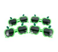 PRETYZOOM 4pcs Funny Fruit Eyewear for Pool Party Lightweight Green Fruit Shaped Glasses for Eye-catching Photography and Summer Luau Dancing Event Party Supplies