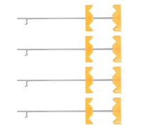 PRETYZOOM 4pcs Glasses Lens Dyeing Clips with Plastic Universal Fit for Eyeglasses and Lenses, Portable Holder Tool for Outdoor Activities and Style Transformation, Enhances Visual Clarity