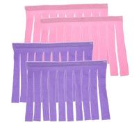 PRETYZOOM 4pcs Guinea Pig Hideout Tassel Curtain Small Pet Accessory Decorative Door Curtain for Pet Cage Comfortable Cloth Habitat Decor in Assorted Colours