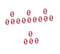 PRETYZOOM 4pcs Load Alloy Steel Double Ring Connecting Link Safety Chain Tow Hitch Connector for Quick Installation and Heavy Duty Lifting Chain Slings