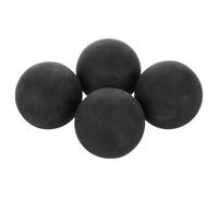 PRETYZOOM 4pcs Mini Hollow Reaction Training Balls High Elastic Rubber Bounce Balls for Reflex Agility Improvement Professional Sports Training Equipment