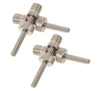 PRETYZOOM 4pcs Portable Alloy Bottom Bracket Fixing Tool with Antidrop Mechanism for Mountain Bike and Bicycle Bottom Bracket, for Cycling Repair and Emergency Repairs