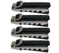 PRETYZOOM 4pcs Portable Guitar Capo Clip for Acoustic and Electric String Instruments Modified Clamp with Tiger Mouth Grip Design Easy One-handed Repositioning for Ukulele and Classical