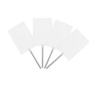 PRETYZOOM 4pcs Portable White Optical Light Screen for Physics Teaching and Optics Experiments, Frosted Surface Handle, Made of Plastic and Iron, Easy to Assemble for Scientific Institutions