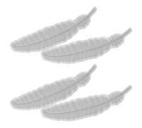 PRETYZOOM 4pcs Quill Bookmark Silicone Mold for DIY Resin Casting, Classic Handmade Craft Making Mould, Flexible Silicone Bookmark Making Tools for Arts and Crafts