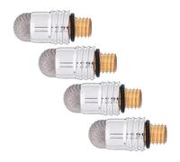 PRETYZOOM 4pcs Replacement Stylus Pen Tips Capacitive Tips for Professionals Engineers Precision Input Easy Installation Silver M5 Conductive Fabric Mesh for Writing Sketching on Smartphones