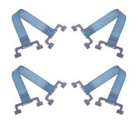 PRETYZOOM 4pcs Safety Helmet Suspension Strap with Universal Compatibility and Effortless Installation, Pe and Polypropylene Hard Hat Crown Support Strap for Construction Site Use