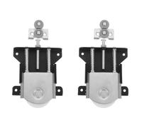 PRETYZOOM 4pcs Sliding Cabinet Door Roller Pulley Silent Track Wheel Replacement for Wardrobe and Screen Doors with Stable Load Bearing and Easy Installation Metal Nylon 12x8.5x1.5cm