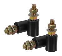 PRETYZOOM 4pcs Sliding Gate Guide Rollers Nylon Pulley Wheels 1.8 Inch Heavy Duty Rolling Hardware for Electric Gate and Sliding Closet Door with Stable Door Positioning in Home Applications