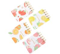 PRETYZOOM 4pcs Spiral Mini Notepads Small Pocket Writing Pads Coil Note Pads for Students Portable English Vocabulary Notebooks Office School Supplies