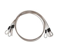 PRETYZOOM 4pcs Stainless Steel Hanging Wires Cables for Outdoor Use Multipurpose Coated Wire for Dog Walking Sports Equipment and More