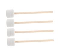 PRETYZOOM 4pcs Timpani Mallets Felt Drum Mallets for Drum Lightweight Percussion Stick Instrument Practice Concerts