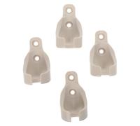 PRETYZOOM 4pcs Windproof Shade Holder Bungee Ball Receiver Bracket Plastic Beige Windproof Stability Weatherproof for Shade Indoor and Outdoor