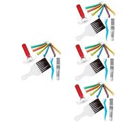 PRETYZOOM 4sets Air Conditioner Fin Brush Coil Fin Comb Evaporator Condenser Cleaning Tool for Radiator Brushes Long Reach Comb Cleaning