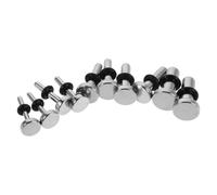 PRETYZOOM 5 Pairs Ear Taper Stretching Plugs Kit with Single Flare Design 316 Stainless Steel Hypoallergenic Material Supports Ear Expansion and Resistance against Tarnish